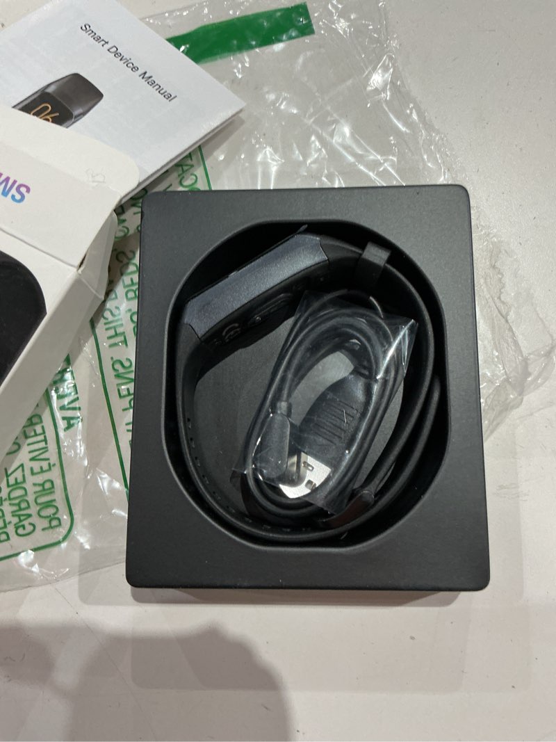 Condition photo showing Good Condition for fitness tracker with step counter/calories/stopwatch, activity tracker, health tracker with heart rate monitor, sleep tracker,1.10''amoled touch color screen, pedometer watch for women men kids