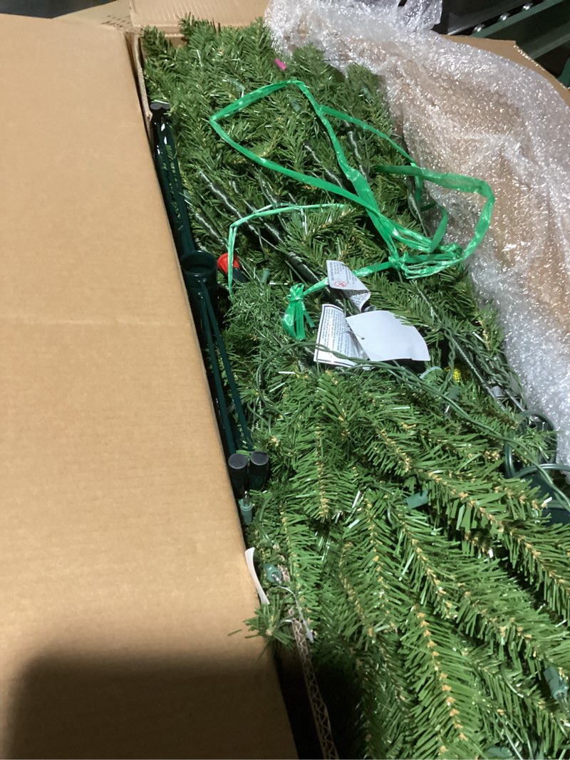 National Tree Company 7.5-ft Pre-lit Artificial Christmas Tree with White LED Lights