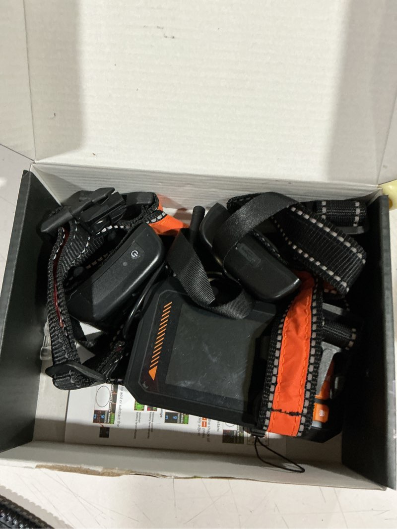 Condition photo showing As Is for 2026 smart gps wireless dog fence system for 2 dogs,portable 3 in 1 waterproof training shock collar with control,perimeter collar up to 2000ft adjustable electric fence for dogs