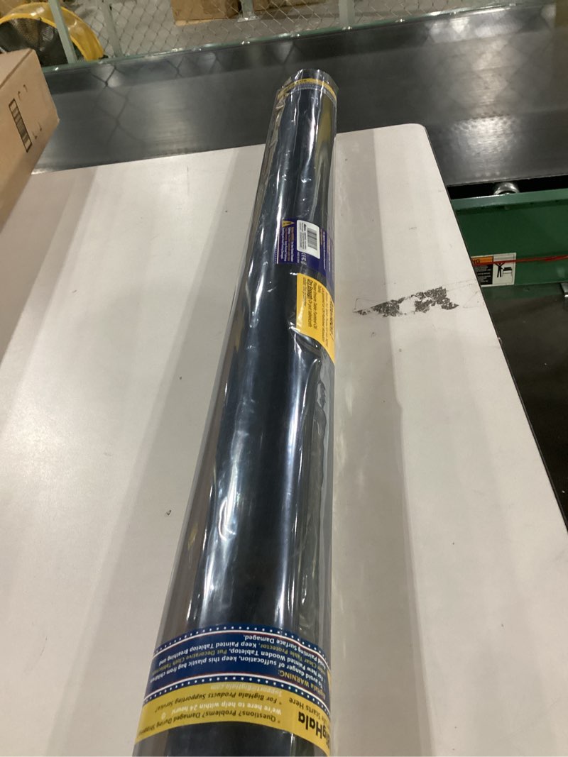 Condition photo showing New/Like New for Clear Table Top Protector Plastic Wipeable Table Cloth Cover Pad Thick Protective Clear Desk Blotter Mat Cover PVC Vinyl Cloths Accent Bar Dining Tabletop Furniture Pad Waterproof 42X96 42 X 96 Inch 96" x 42" New Version Clear Color