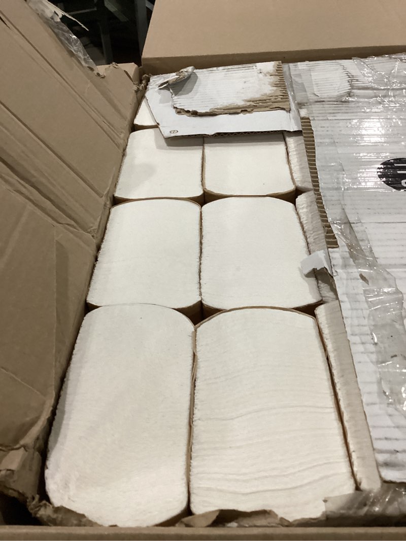 Condition photo showing New/Like New for AmazonCommercial 2-Ply White XL Multifold Paper Towels, Absorbent, Compatible with Universal Dispensers, FSC Certified, 115 Sheets per Pack (16 Packs)