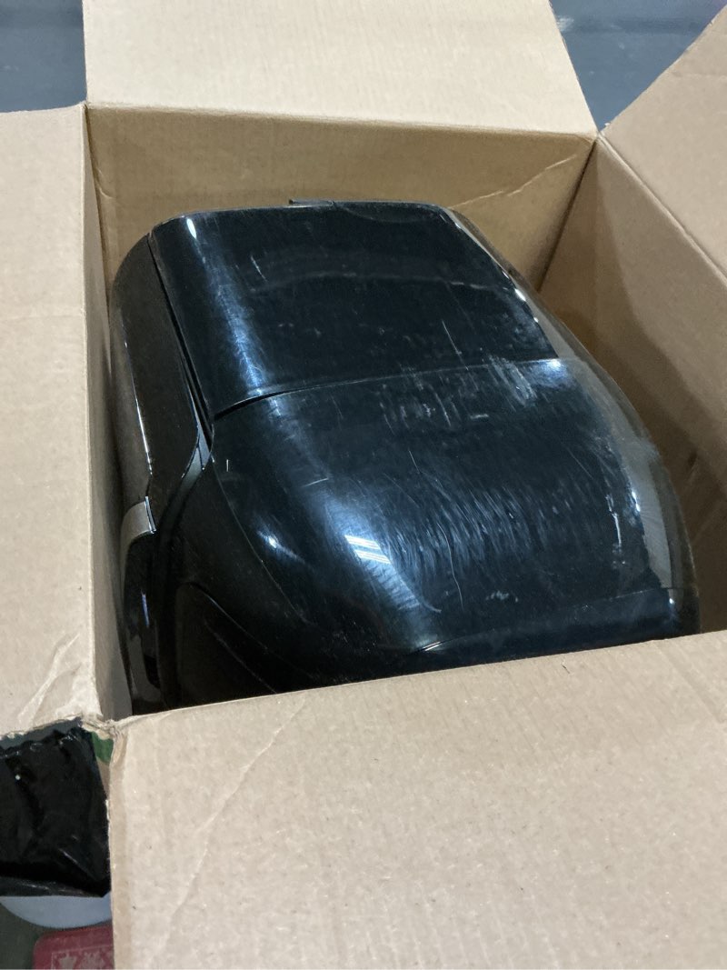 Condition photo showing As Is for CHEFMAN Multifunctional Digital Air Fryer+ Rotisserie, Dehydrator, Convection Oven, 17 Touch Screen Presets Fry, Roast, Dehydrate, Bake, XL 10L Family Size, Auto Shutoff, Large Easy-View Window, Black 10 Quart Black