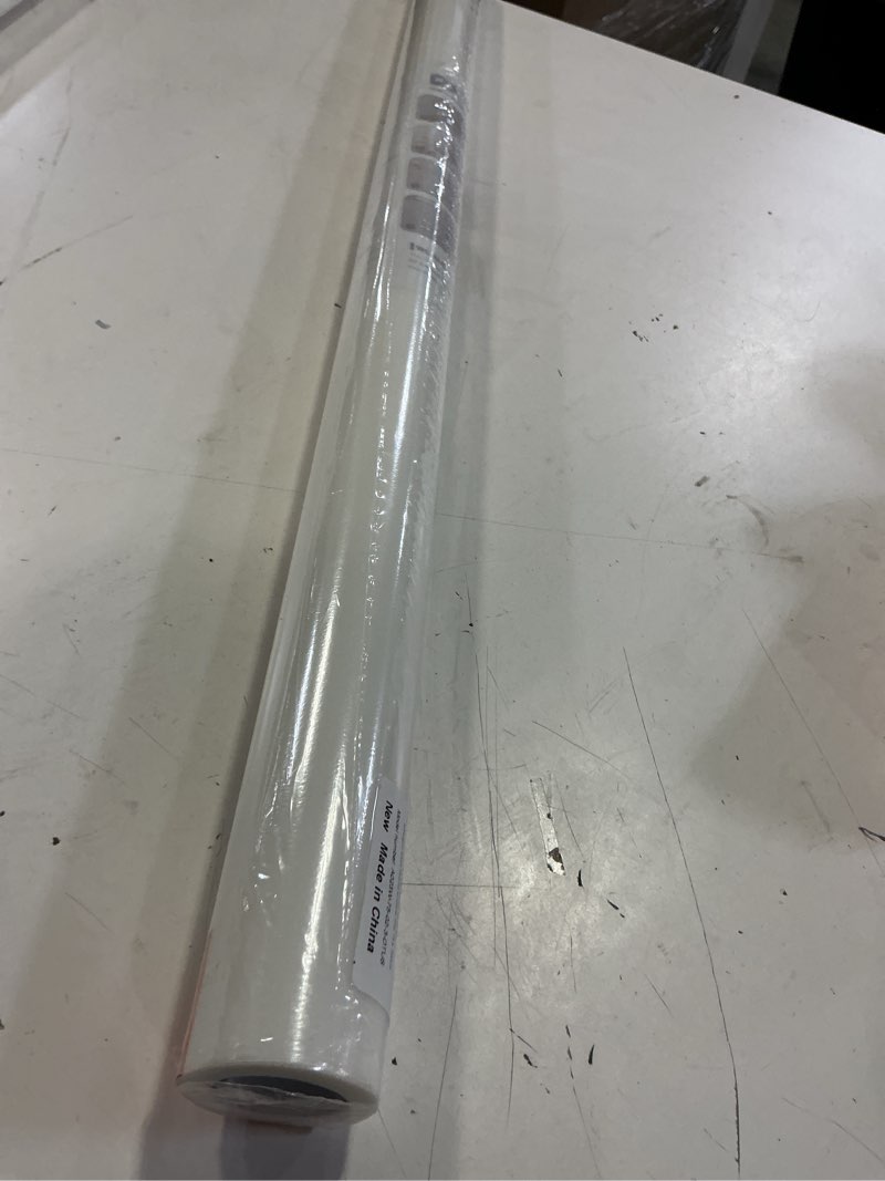 Condition photo showing New/Like New for rabbitgoo window privacy film, non-adhesive frosted glass window film for bathroom, static cling heat blocking stickers for home indoor opaque frosting coverings house tint, matte white 29.5" x 118.1"