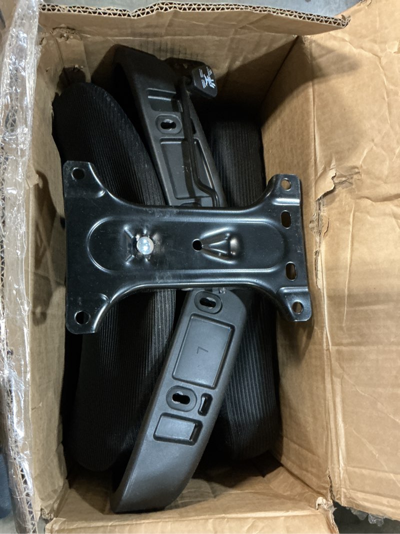 Condition photo showing As Is for Ergonomic Office Chair, Comfort Swivel Home Office Task Chair, Breathable Mesh Desk Chair, Lumbar Support Computer Chair with Flip-up Arms and Adjustable Height Black