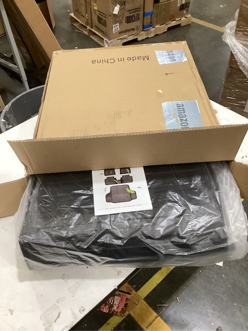 Condition photo showing Good Condition for original 2022-2025 i4 floor mats & cargo liner for bmw i4 all model - custom fit odorless tpe floor liners & cargo mat - all weather 3d laser measured car mats for bmw i4 2022-2025 (1)bmw i4 2022-2025 floor mats & cargo liner