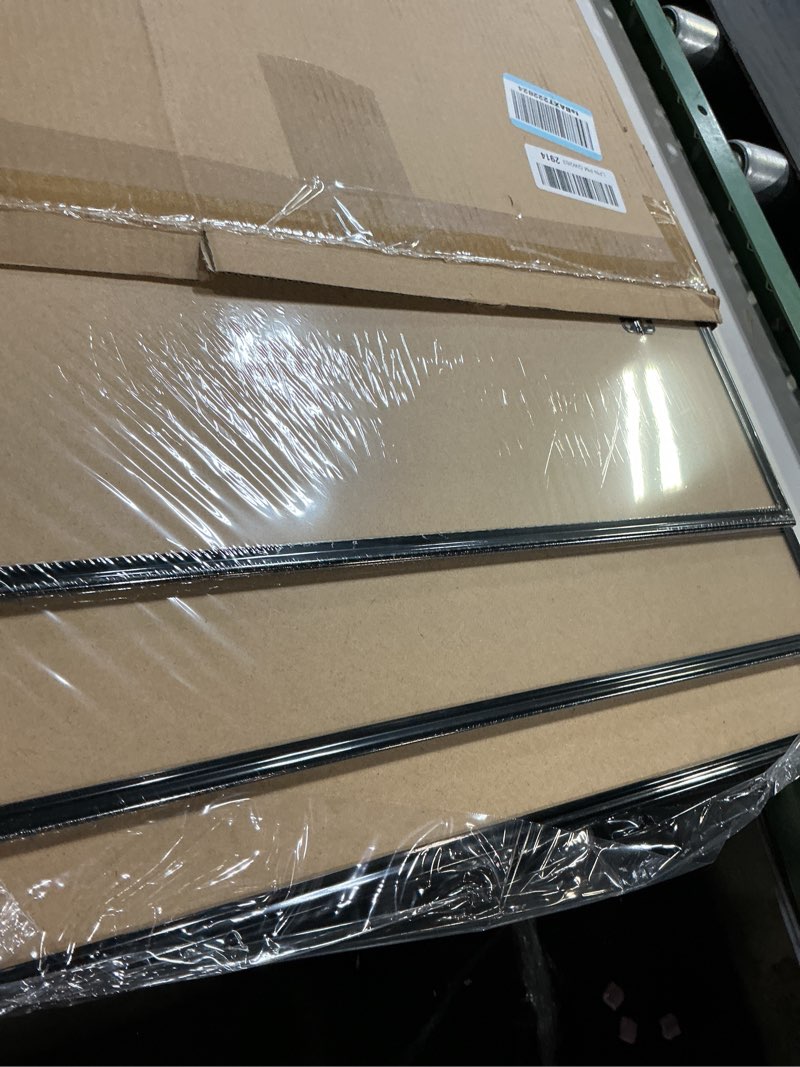 Condition photo showing New/Like New for upsimples 20x30 picture frame black 3 pack, scratch-proof poster frames 20 x 30 for photo gallery - slide-in strips, horizontal or vertical wall mounting black 20x30