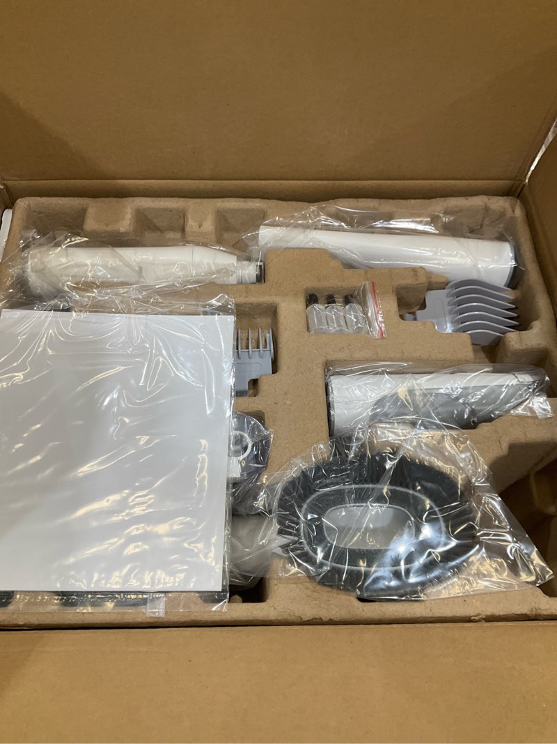 Condition photo showing New/Like New for Dog Grooming Vacuum and Kit, Clipper Nail Trimmer Grinder, 2.5L Dust Cup 7 Grooming Tools 11000Pa Pet Vacuum for Shedding Grooming, Dog Hair Vacuum, Home Cleaning, PG50 Plus Gray