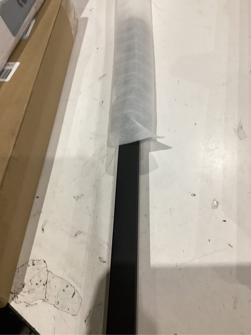 Condition photo showing Good Condition for BESy 20 Inches Straight Extended Shower Arm With Flange, Rain Shower Head Extension Arms, Square Rod Head Extender Shower Pipe Extension, Wall-Mounted Matte Black Stainless Steel Matte Black 20 Inches