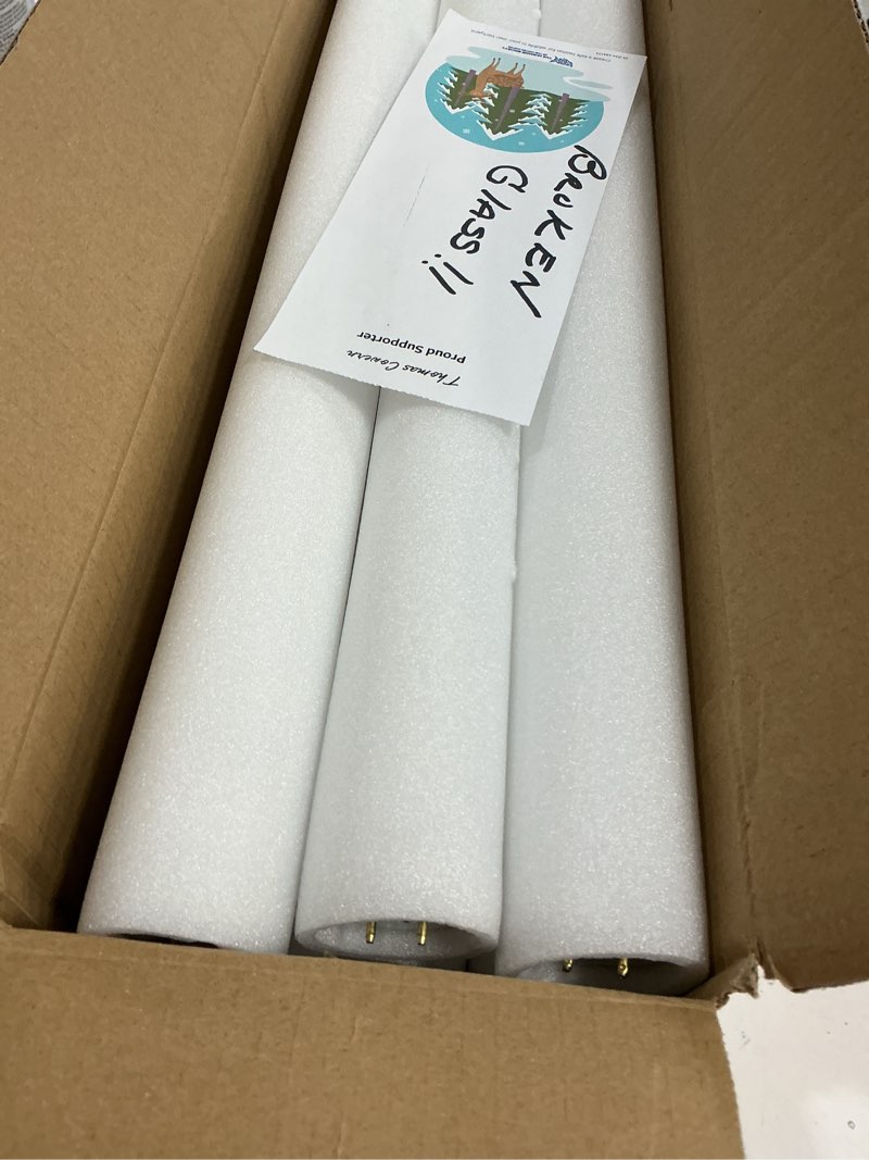 Condition photo showing Good Condition for (6Pack) F20T12/CW 20 Watt Cool White 24Inch Fluorescent Light Bulbs,T12 20W 24 Inch Fluorescent Tube,4100K, Replacement for F20T12/CW/ALTO, F20T12/CW/ECO, F20T12/SP41/ECO,G13 Base,1400 Lumens T12 20W 4100K