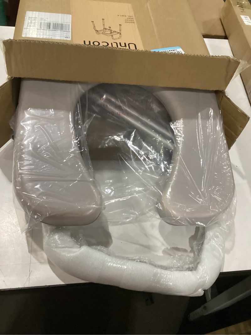 Condition photo showing Good Condition for raised toilet seat with handles, toilet seat risers for seniors width and height adjustable raised toilet seat with handles for elderly 350 pound
