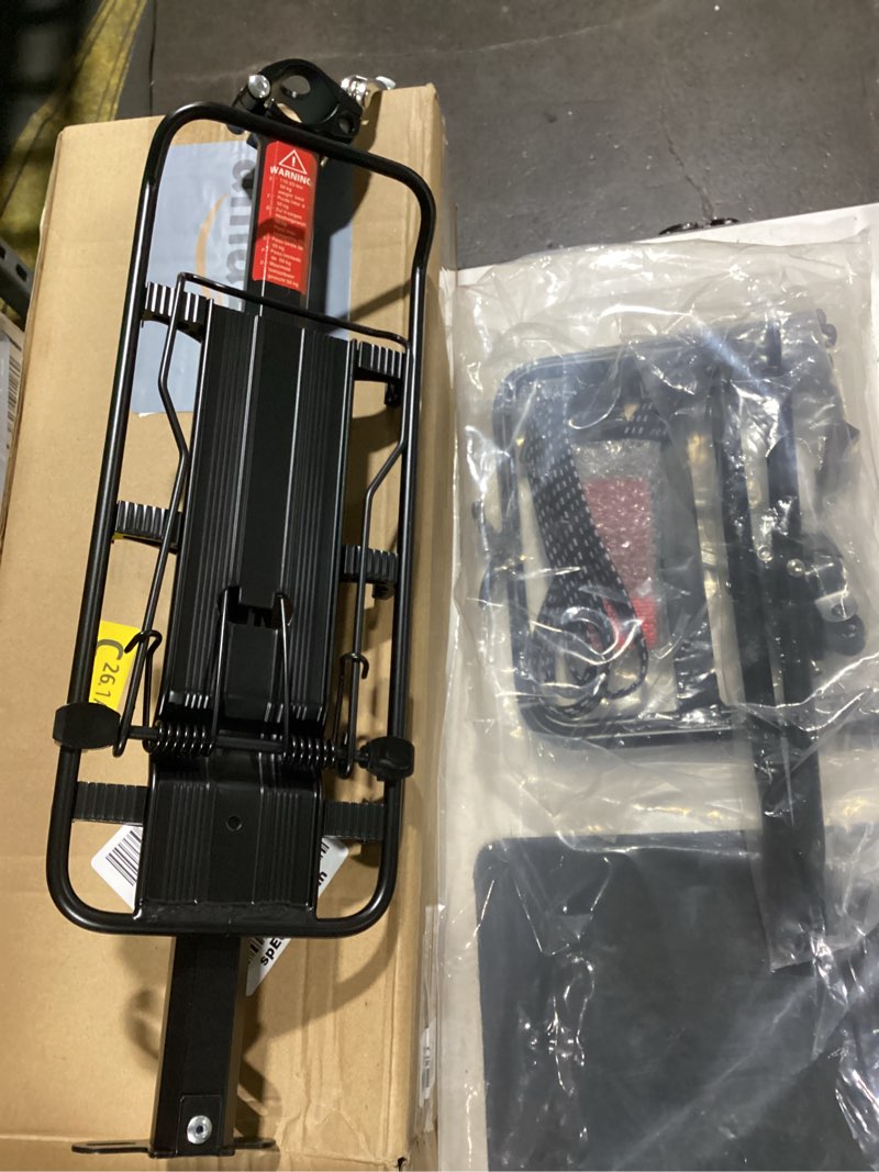 Condition photo showing Good Condition for rockbros rear bike rack quick release bike cargo rack luggage bike rack rear mountain bike rack all black