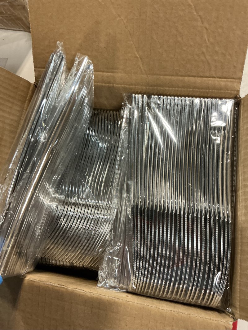 Condition photo showing Good Condition for 300 Plastic Silverware Set - Silver Cutlery Set - Disposable Flatware Set - 100 Forks - 100 Spoons - 100 Knives - Heavy Duty - Party Bulk