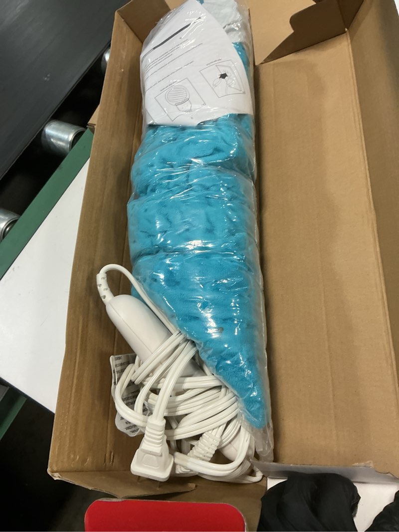 Condition photo showing Good Condition for fluffywarmth electric heating pad for back, extra large 17''x 33'' xxxl for full body,menstrual period cramps,neck shoulder back pain relief, 6 heat settings 4 timers heating pad, gifts for women men blue 17''x33''