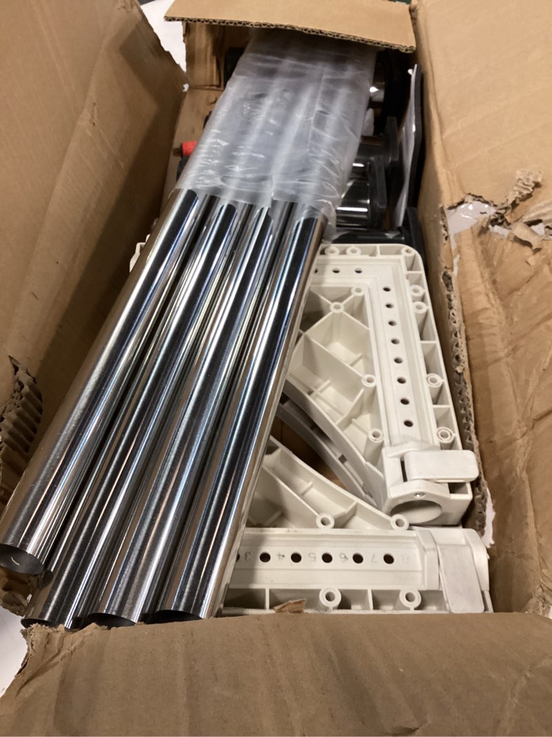 Condition photo showing Good Condition for adjustable appliance stand washing machine bases refrigerator pedestal stand length/width 17"-25" machine stand pedestal for dishwasher heavy furniture, anti-rust, white (legs:6",4legs) legs:6" 4legs