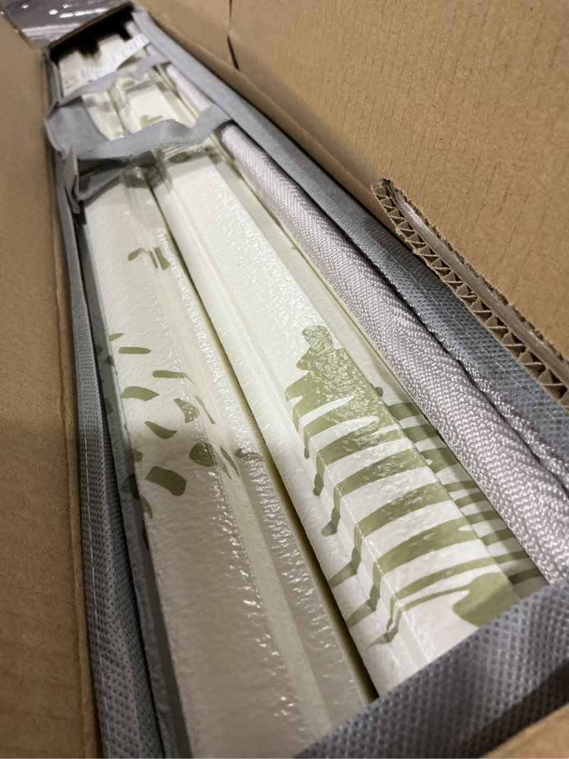 Condition photo showing Good Condition for Baby Play Mat, 71x59 Inch Foldable Play Mats for Babies and Toddlers, Waterproof & Anti-Slip Portable Foam Floor Mat for Tummy Time with Travel Bag Indoor Outdoor Forest 59x71x0.4 Inch