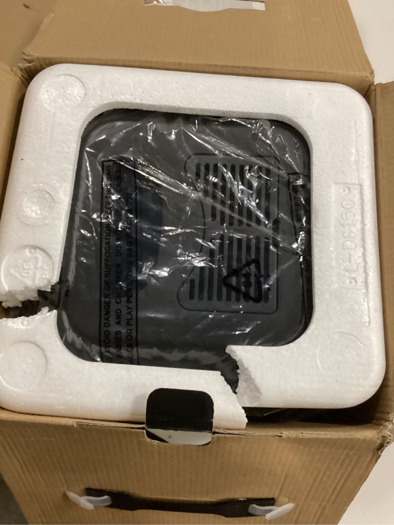 Condition photo showing New/Like New for OVENTE Electric Deep Fryer, 1.5L Capacity, 800W with Adjustable Temperature, Viewing Window Lid, Removable Frying Basket & Cool-Touch Handles, Stainless Steel Countertop Fryer, Silver FDM1501BR FDM1501BR - Silver