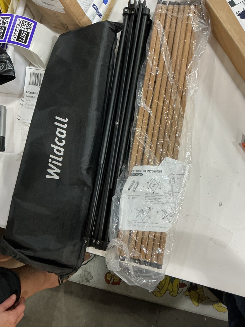 Condition photo showing New/Like New for iclimb ultralight compact camping folding table with carry bag (nature- s) nature small