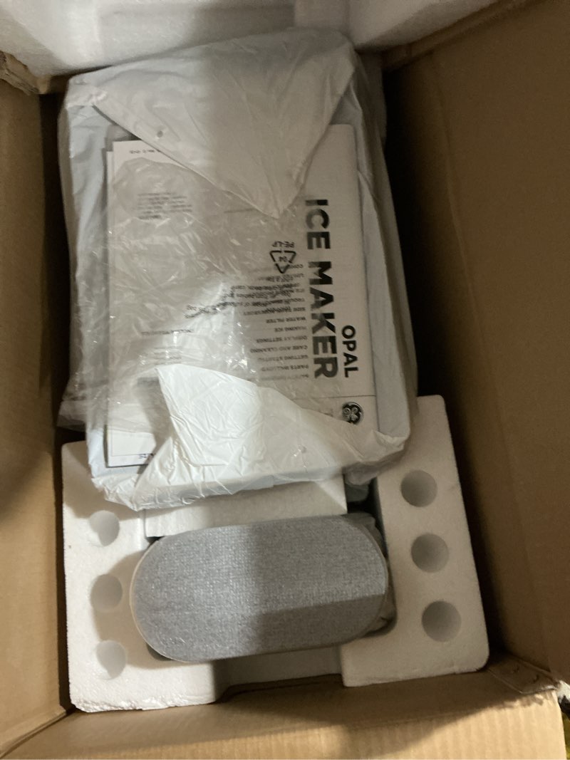 Condition photo showing As Is for GE Profile Opal 2.0 XL with 1 Gallon Tank, Chewable Crunchable Countertop Nugget Ice Maker, Scoop included, 38 lbs in 24 hours, Pellet Ice Machine with WiFi & Smart Connected, Stainless Steel