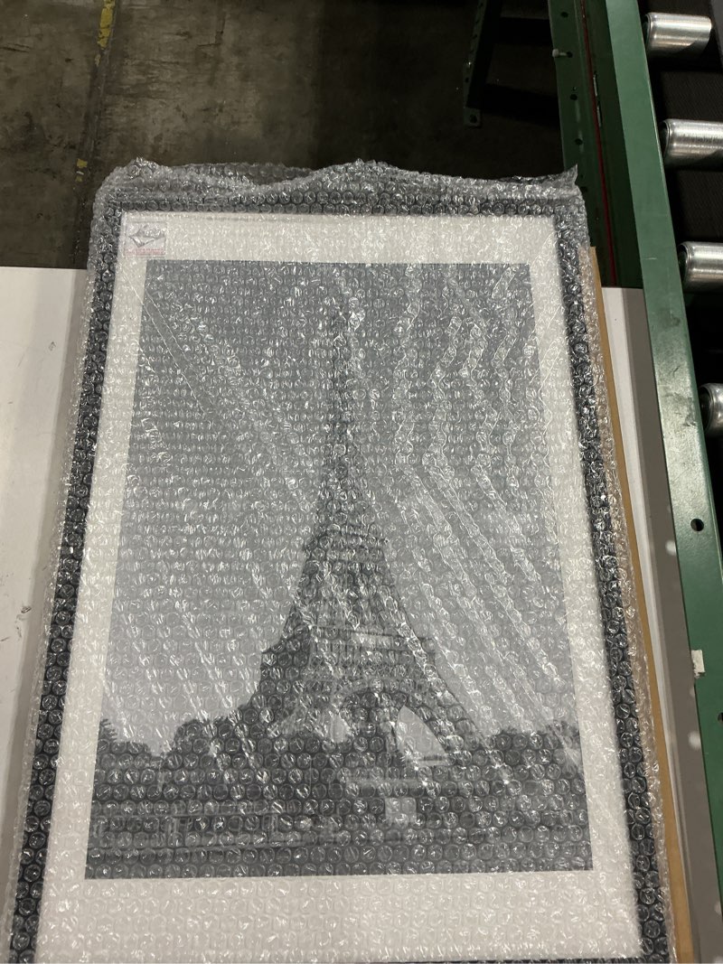 Condition photo showing New/Like New for upsimples 16x24 picture frame, display pictures 14x20 with mat or 16 x 24 without, wall hanging poster frames, black, 1 pack