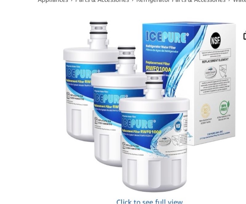 Mist 5231JA2002A Refrigerator Water Filter Replacement for LG LT500P, ADQ72910911, Kenmore 9890, Fri(Total pack of 3)