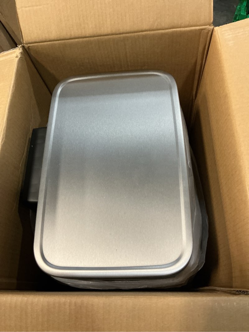 Condition photo showing Good Condition for eko madison matte stainless 50 liter/13.2 gallon step trash can w/inner liner - fingerprint resistant finish 50l matte stainless