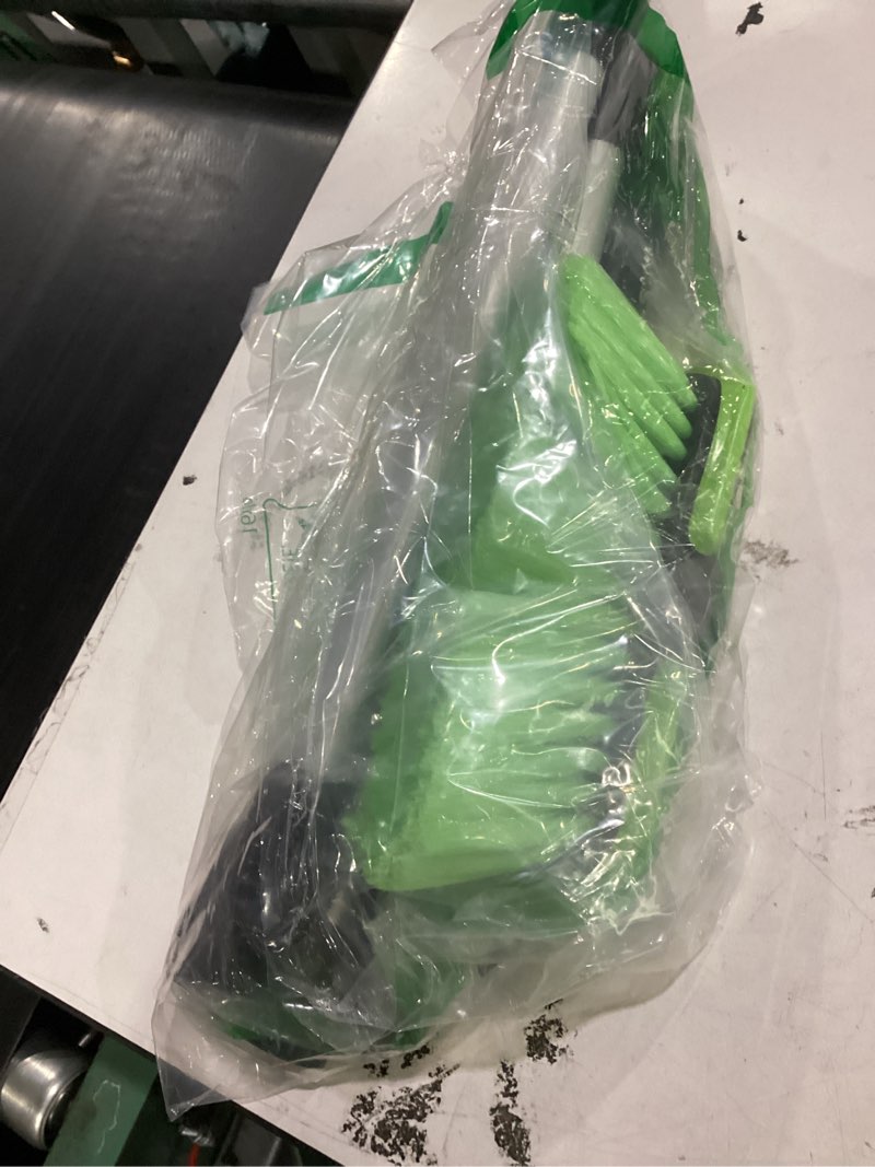 Condition photo showing Good Condition for 65”165cm car wash brush long handle soft bristle scrub cleaning mop with 4 hand-held places extendable washing brushes broom kit for rv boat truck suv caravan solar panel house siding,sweep snow
