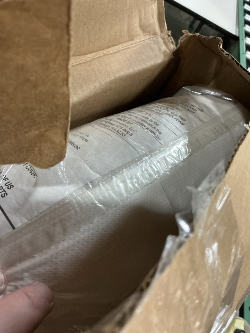 Condition photo showing New/Like New for purple harmony pillow – talalay latex foam cooling pillow for combo or side sleepers, 360º hex gelflex grid for no-pressure support and luxurious weightless feel - standard, medium feel, med height