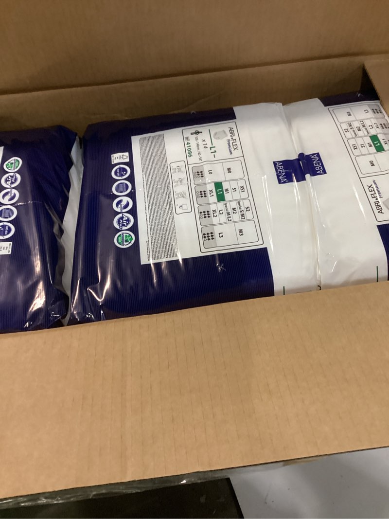 Condition photo showing New/Like New for Abena Abri-Flex Premium Protective Underwear, Level 1, (Extra Small To XX-Large Sizes) Large, 84 Count L1; 84 Count