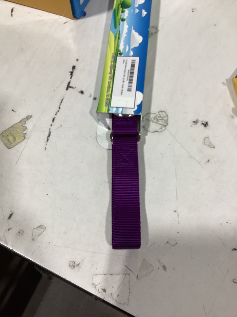 Condition photo showing New/Like New for martingale dog collar - heavy-duty training collar with no buckle - service dog collar for all pups - 20 vibrant colors (purple, 1 inch, medium) purple medium (pack of 1)