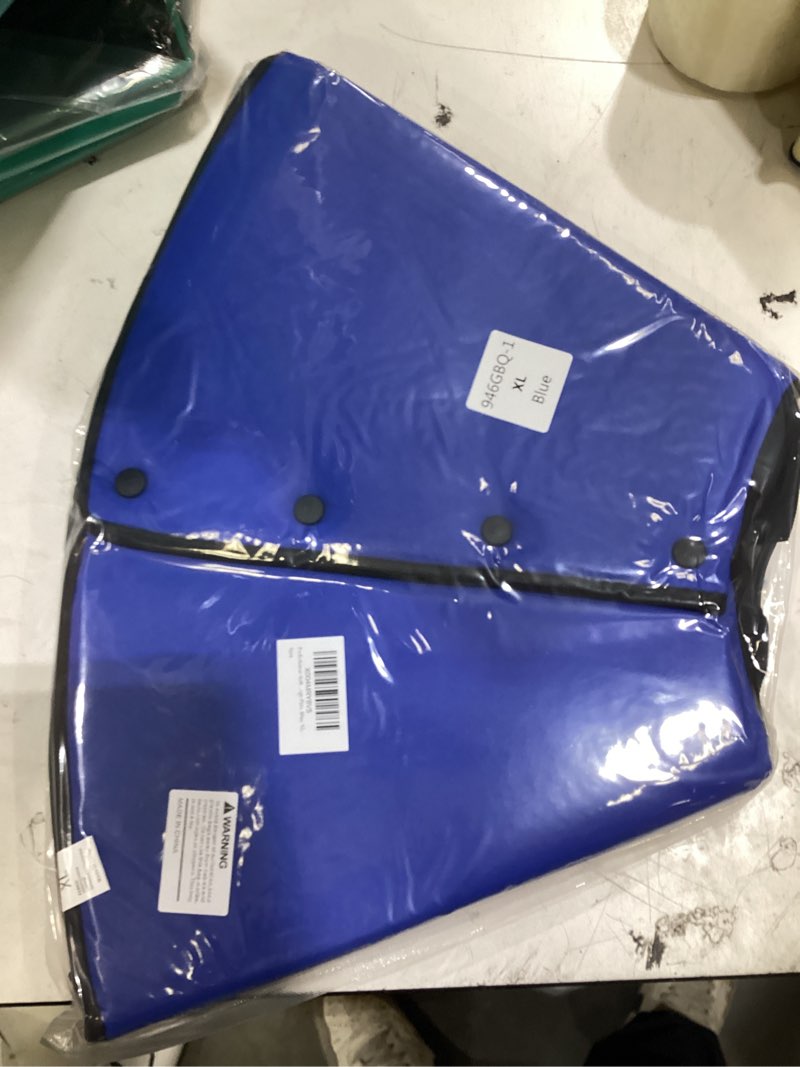 Condition photo showing New/Like New for soft dog cone for large dogs, cone for dogs to stop licking, breathable pet surgery collar cone for extra-large pets, blue xl xl blue