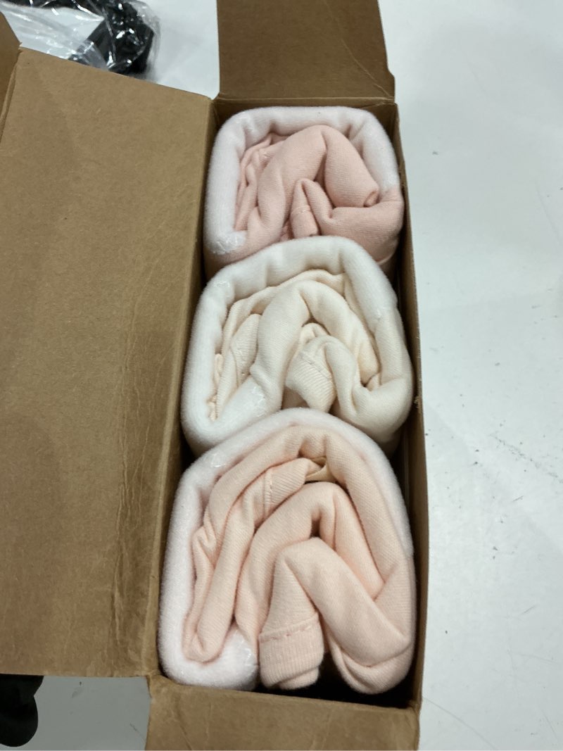 Condition photo showing New/Like New for KeaBabies 3-Pack Organic Baby Swaddle Sleep Sacks - Swaddles for Newborns, Infant 3-6 Months, Baby Girls, Boys, Soft & Snug Newborn Sleep Sack, Nursery Swaddling Blankets (Angelic, L) Large (3-6 months) Angelic