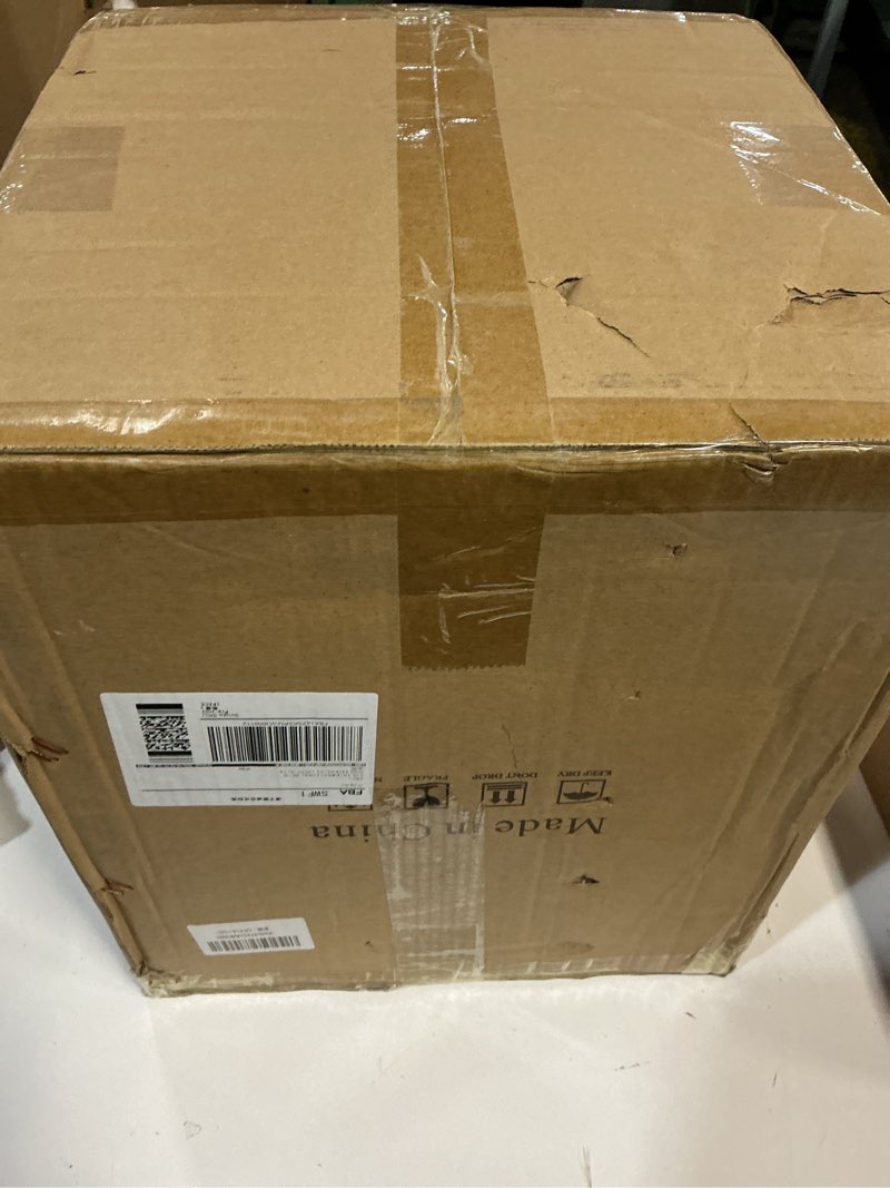 Condition photo showing New/Like New for 11" Smoked Hammered Glass Pendant Light – Blown Glass Ceiling Fixture with Brushed Nickel Finish, Modern Industrial Lighting for Kitchen Island, Dining Room, Hallway, Living Room