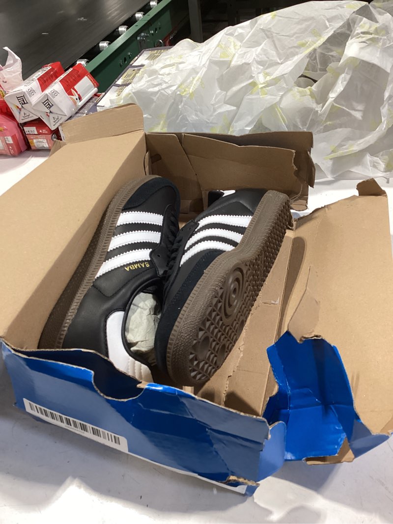 Condition photo showing Good Condition for adidas Samba OG Womens Shoes Size 8, Color: Core Black/Cloud White/Gum-Black