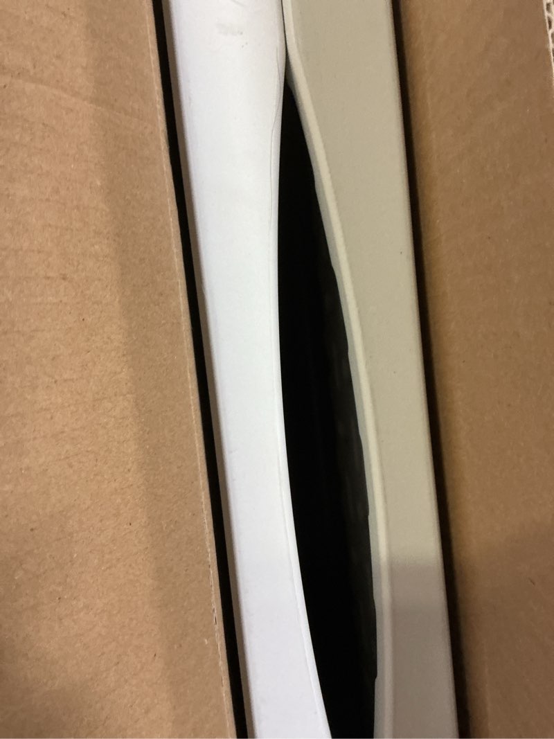 Condition photo showing As Is for Bblife 6FT Folding Tables Heavy Duty White Foldable Table, Multi-Functional Fold up Table for Outdoor Camping Picnic Parties, Indoor Events Training with 330lbs Static Weight Capacity