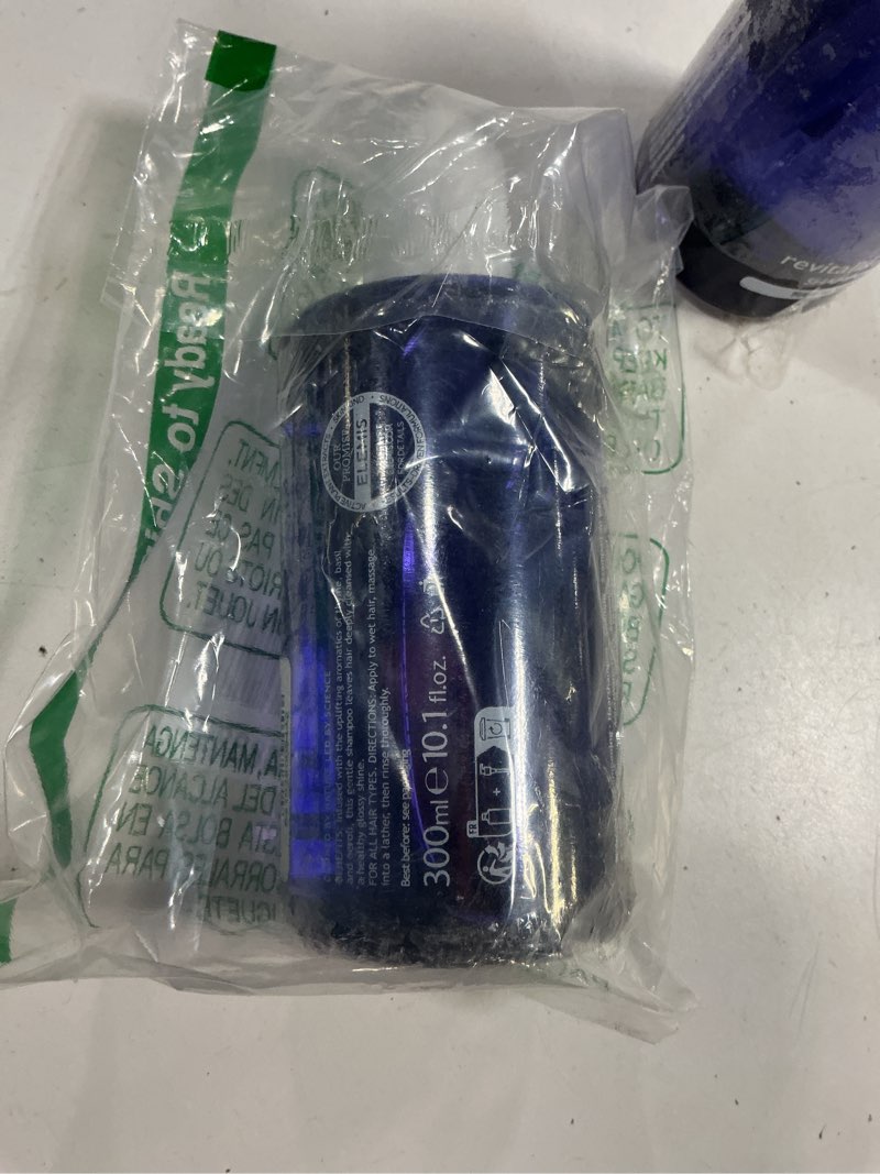 Condition photo showing As Is for elemis revitalize-me shampoo with basil,thyme scent, 10.1 fl oz