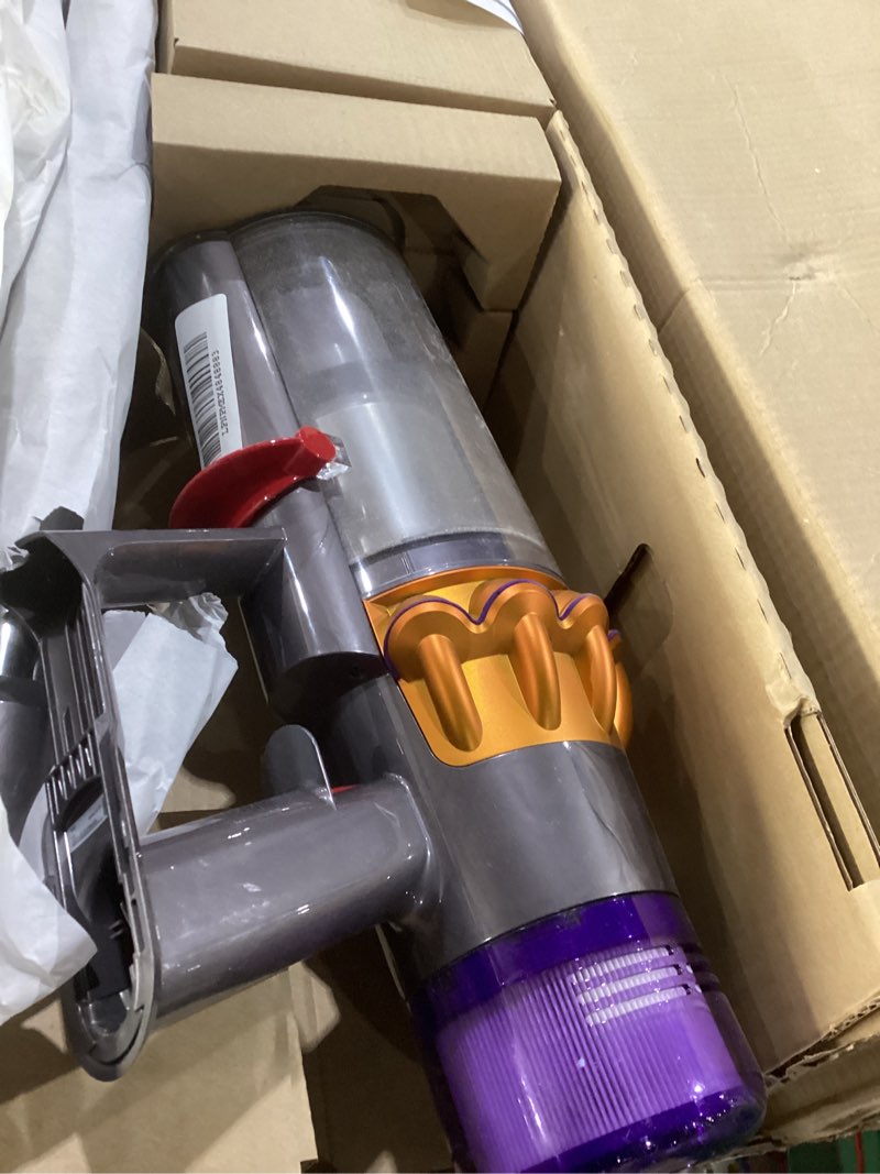 Condition photo showing As Is for NOT TESTED Dyson Gen5detect Cordless Vacuum, 280AW, 3 Power Modes, Up to 70 Minutes,² Illumination Reveals dust, HEPA Filtration, All Floor Types