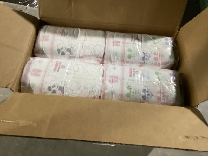Condition photo showing Good Condition for huggies size 2 diapers, snug & dry baby diapers, size 2 (12-18 lbs), 116 count, packaging may vary size 2 116