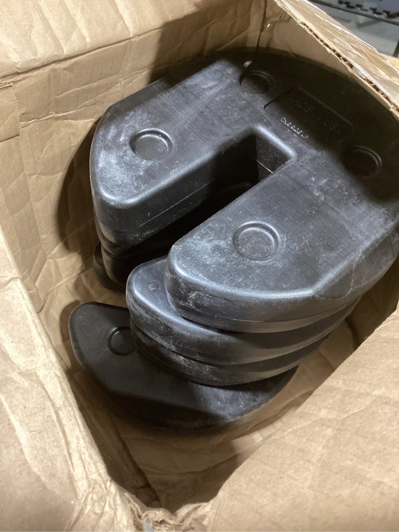Condition photo showing Good Condition for us weight 20 pound canopy weight set