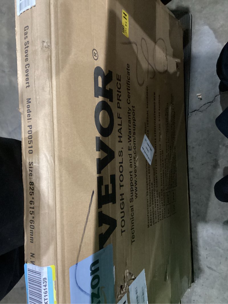 Condition photo showing As Is for VEVOR Noodle Board Stove Cover, Stove Top Cover Board for Gas Burner & Electric Stove, Acacia Wood Cutting Board with Built-in Handles, RV Stovetop Cover/Kitchen Sink Cover for Counter Space & Tray with Built-in Handles Natural Wood