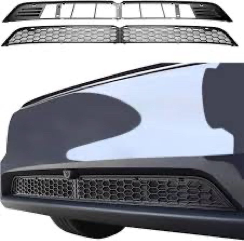 SODPE Grille Mesh Insert for Tesla New Model Y Juniper 2025-2026, Front Air Inlet Vent Grille Cover 