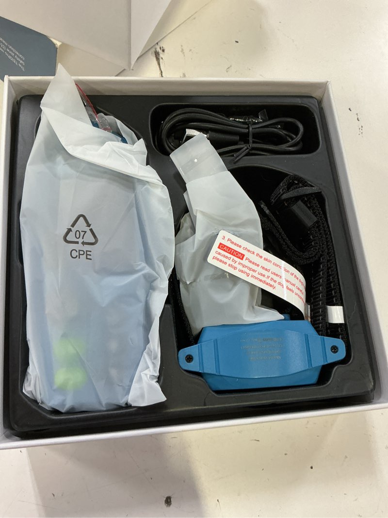 Condition photo showing New/Like New for wireless dog fence, 5-in-1 electric fence for dogs | training collar, wireless leash | fence range up to 394 ft, training distance up to 3300 ft, with remote control for dogs over 15 lbs