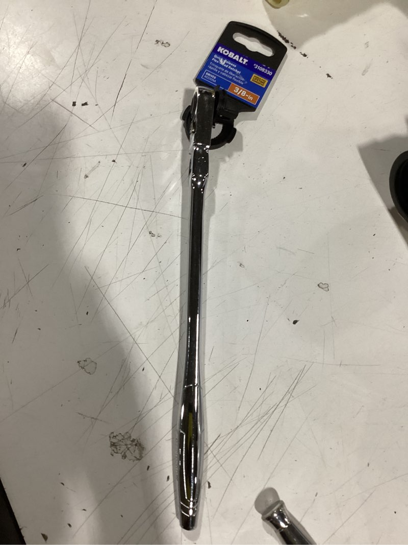 Condition photo showing Good Condition for kobalt 90-tooth 3/8-in drive full polish handle flexible head ratchet