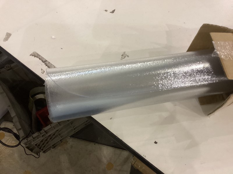 Condition photo showing New/Like New for Azadx Chair Mat for Hardwood 60"x 48" Large Office Chair Mat for Hardwood Floors Protector Mat for Office Chair Easy Glide Rolling Plastic Clear Desk Computer Chair Mats for Home Offices 48 x 60'' for hard floor