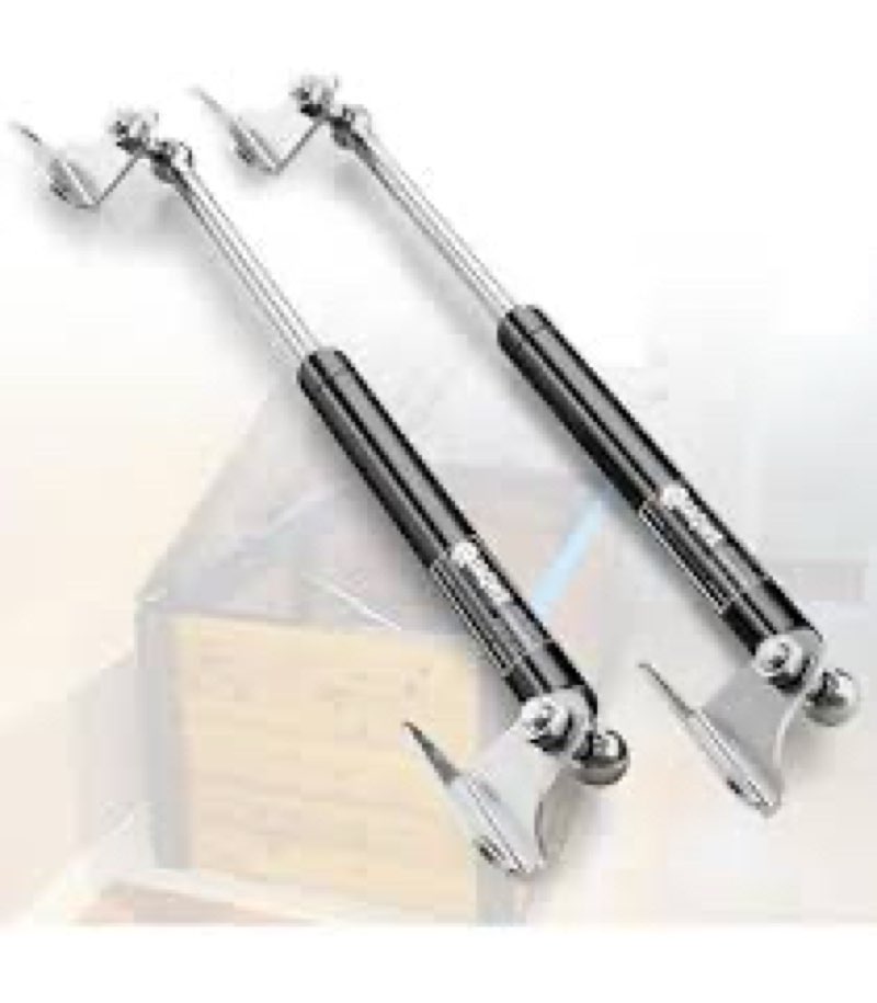 Vepagoo 13 Inch 100Lb/445N Gas Struts Shock with Mounting Brackets, Lift Supports for Toolbox Boat H