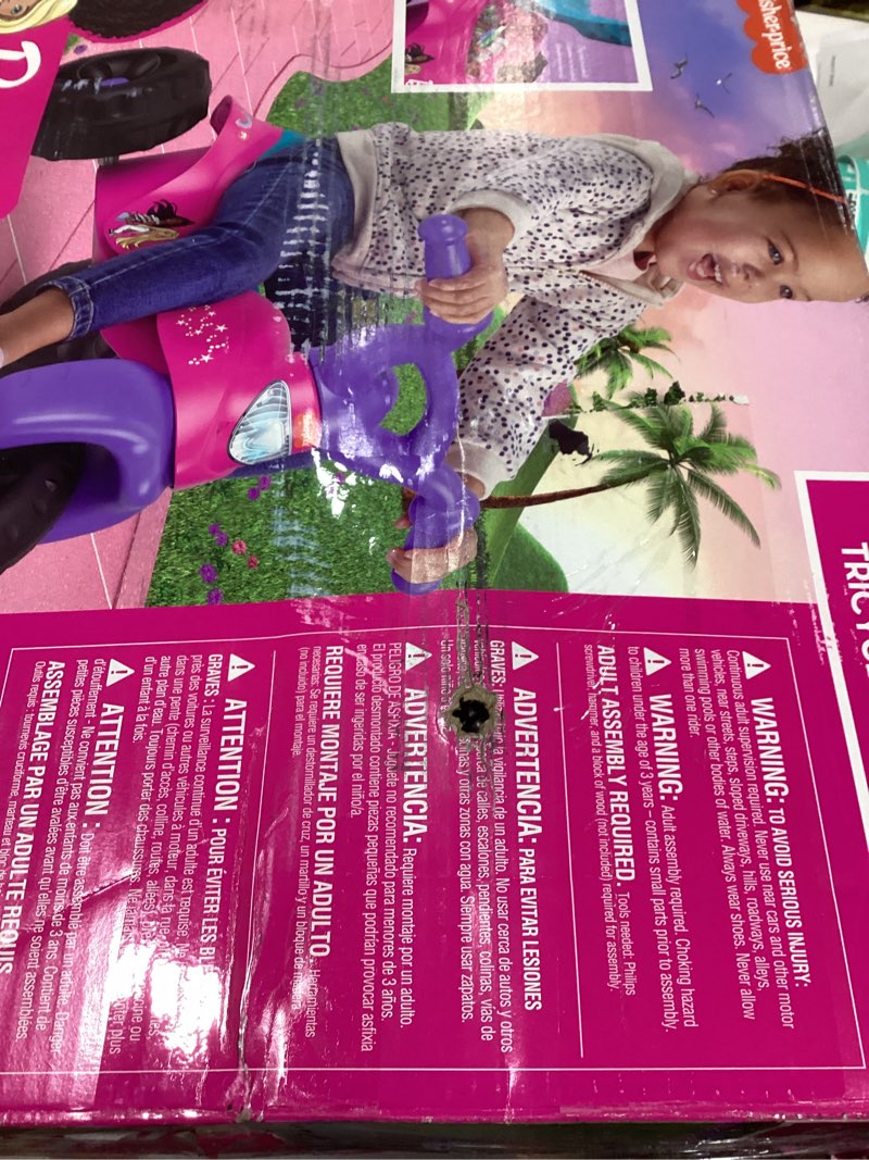 Condition photo showing As Is for Barbie trike