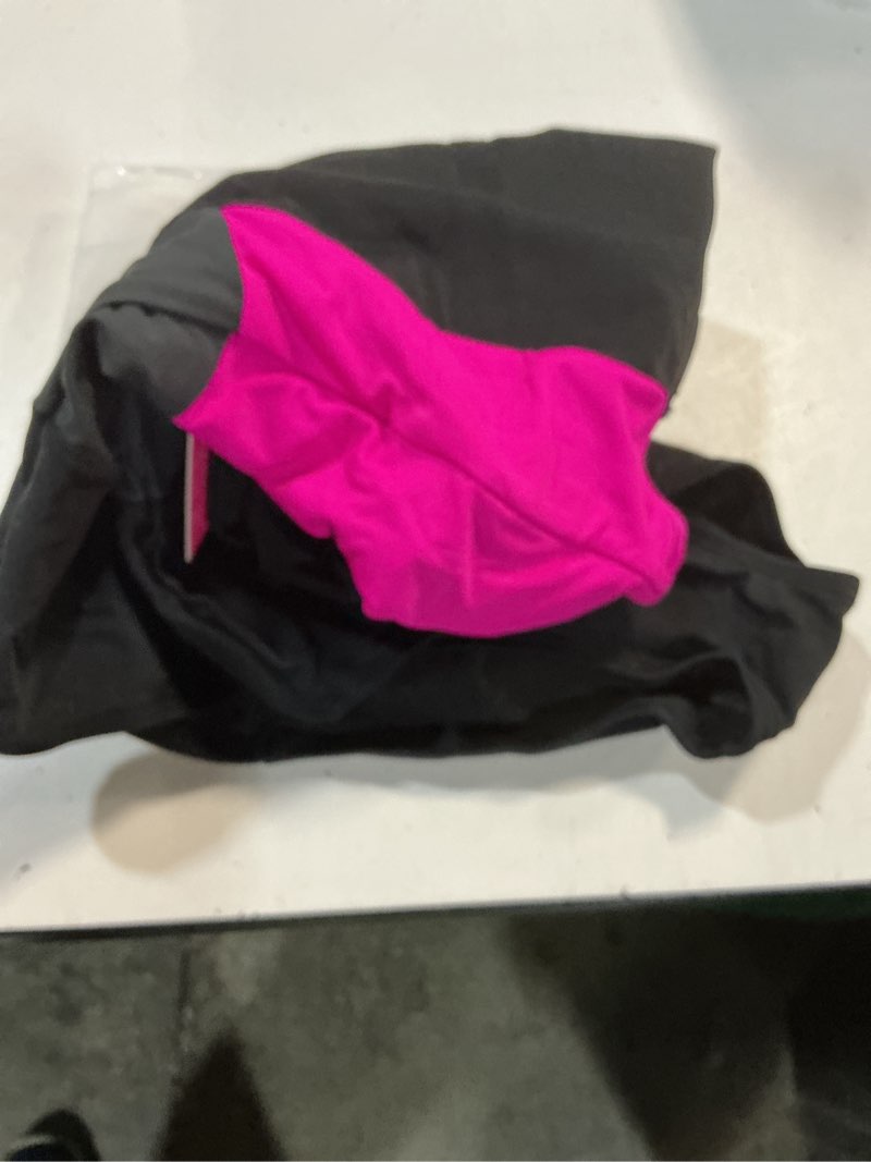 Condition photo showing Good Condition for Tempt Me Women Black Pink Grey One Piece Swimsuit Athletic Zipper High Neck Bathing Suit Racerback S