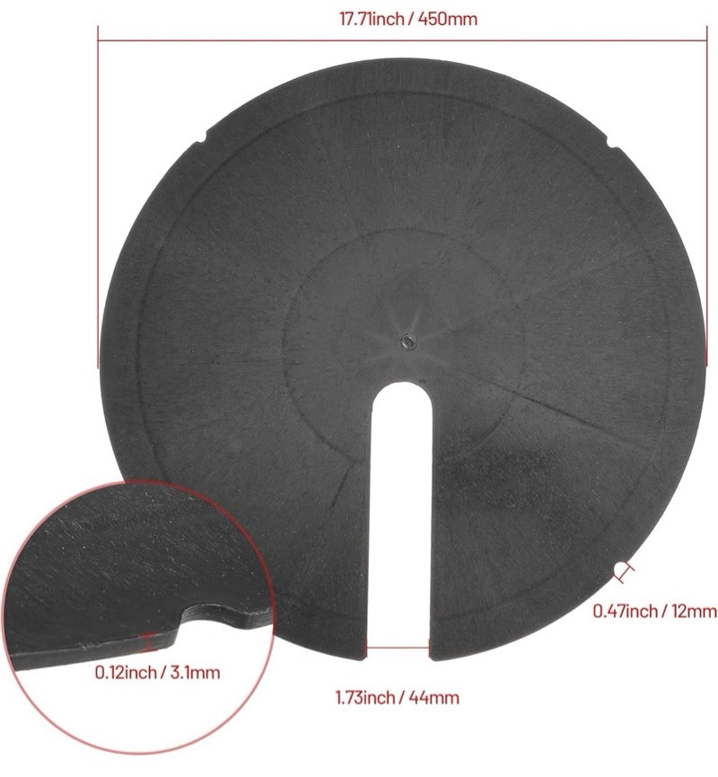 (Similar)18” Sump Pump Basin Cover Plastic Septic Tank Lid For Sewage Outdoor Wells