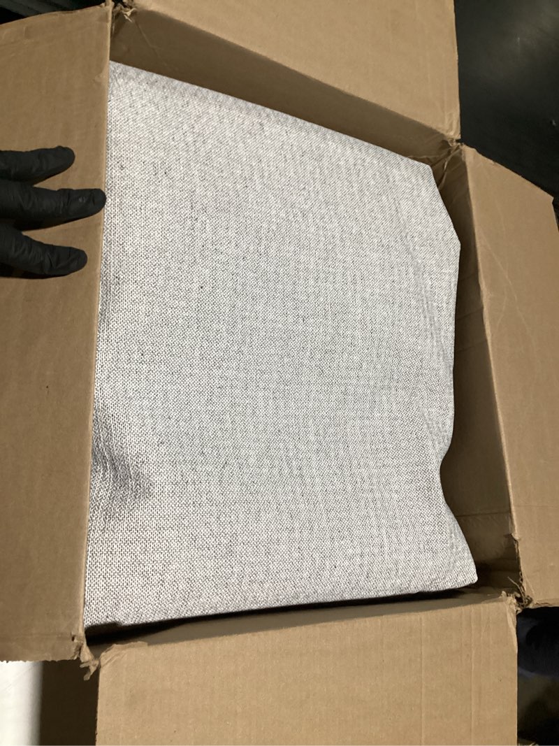 Condition photo showing As Is for 8x10 Washable Area Rug, Low Pile Faux Wool Carpet for Living Room, Bedroom, Dining Room, Vintage Flower Design, Non-Shedding Low-Pile Rug in Beige for High-Traffic Areas with Non-Slip Rubber Back 8' x 10'(Faux Wool) Beige