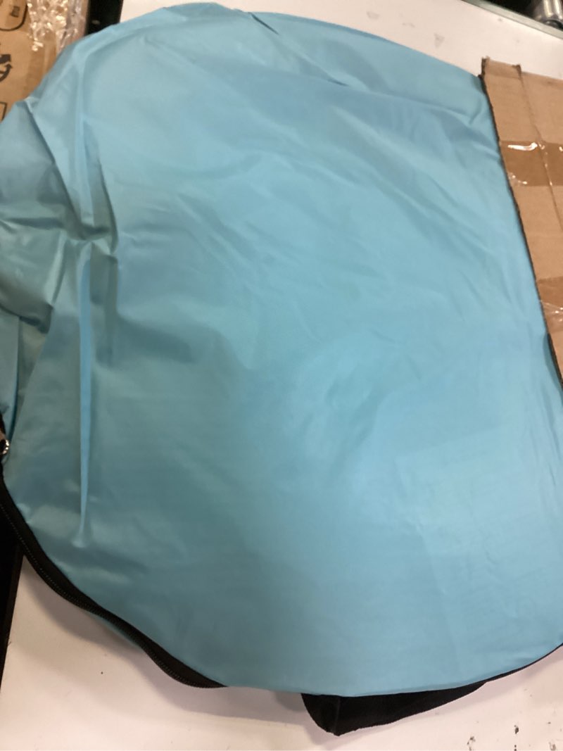 Condition photo showing Good Condition for tobtos upf 50+ pop up beach tent, easy set up beach umbrella, sun shelter for 2-3 people uv protection portable sunshade, baby canopy cabana, lightweight with carry bag blue for 2-3 person
