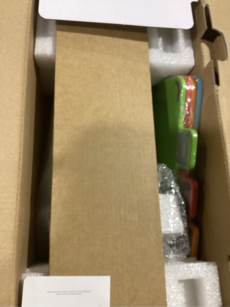 Condition photo showing As Is for smart cutting board and knife set,self cleaning cutting board and knife set with 4 stainless steel knives,4 color coded cutting boards 4 cutter 4 boards colorful